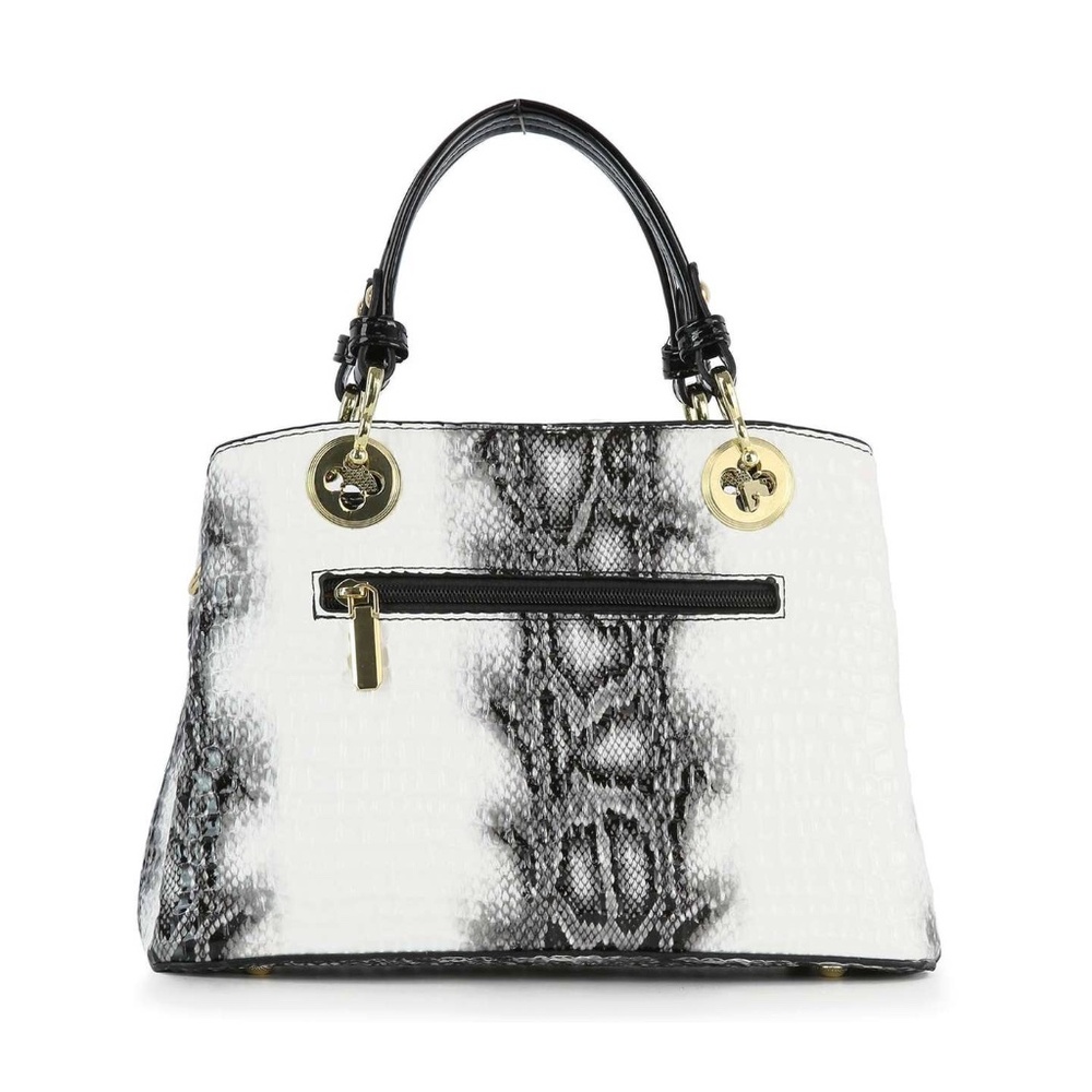 (NWT) Snake Print Embossed Hand Tote Set - Picture 3 of 3